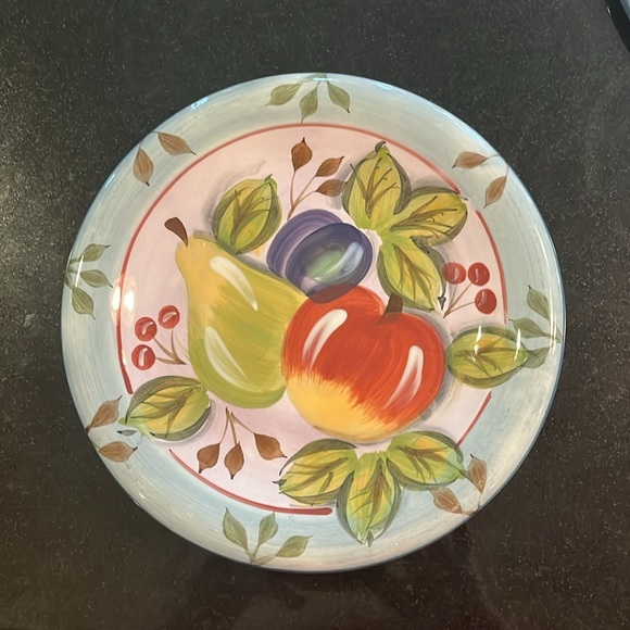 Salad Plate Black Forest Fruits by HERITAGE MINT - Set of 4 - Picture 2 of 7